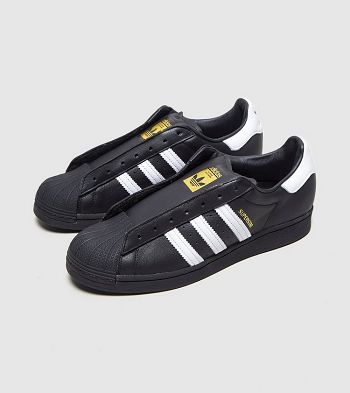 Botasky adidas Originals Superstar Laceless Superstar Laceless - Panske Topanky Čierne | NIR-380512